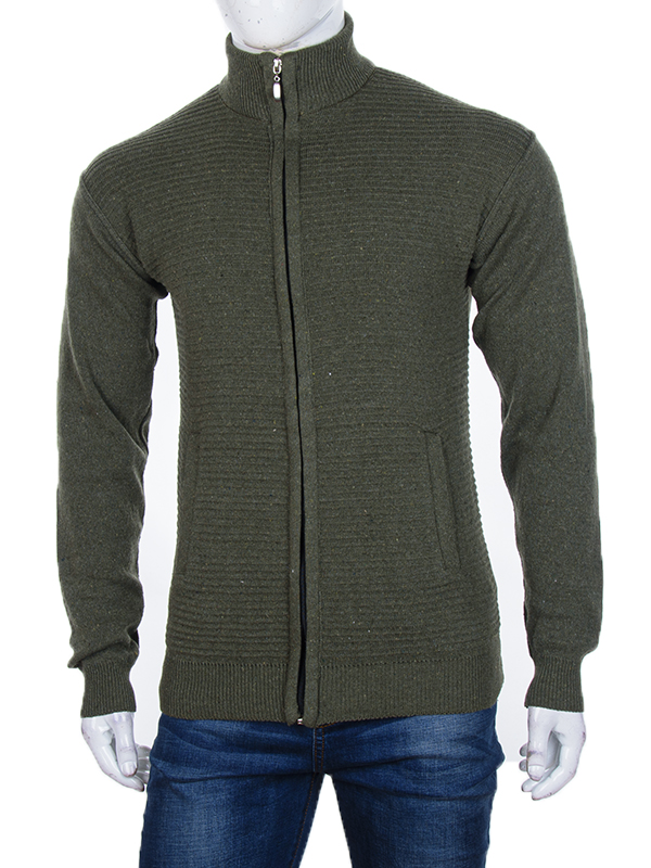Кофта Abdo (L-2XL) SS38 khaki (зима)