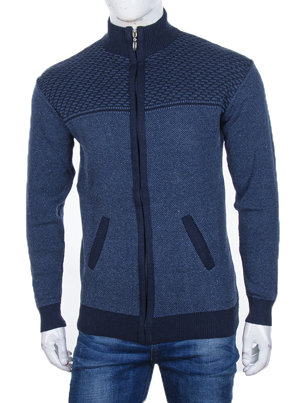 Кофта Abdo (L-2XL) SS44 blue (зима)