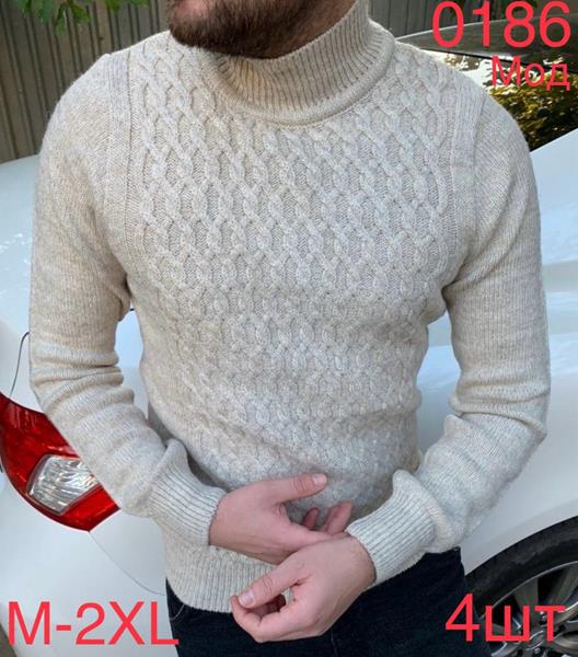 Свитер Надийка (M-2XL) 0186 grey (зима)