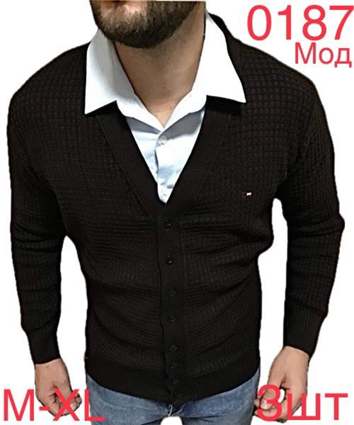 Кардиган Надийка (M-XL) 0187 black (деми)