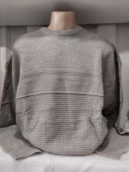 Свитер Panda (2XL-4XL) 1478 beige (зима)