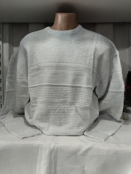 Свитер Panda (2XL-4XL) 1479 white (зима)