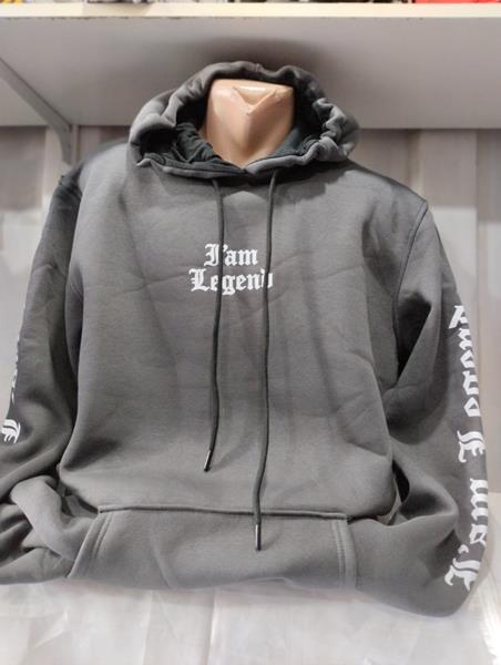 Худи Panda (2XL-6XL) 1491 grey (зима)