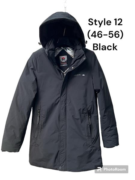 Куртка Lina (46-56) Style12 black (зима)