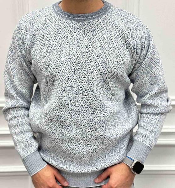Свитер Nik (L-2XL) 55668 grey (зима)