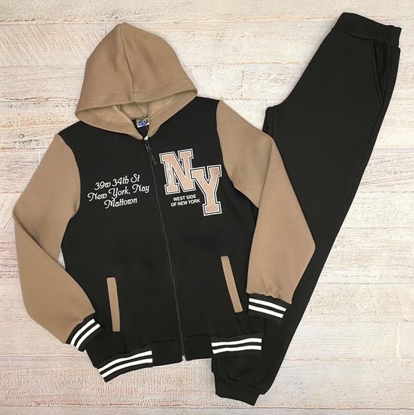 Костюм спорт LiMa kids (158-176) 2319 black-brown (зима)