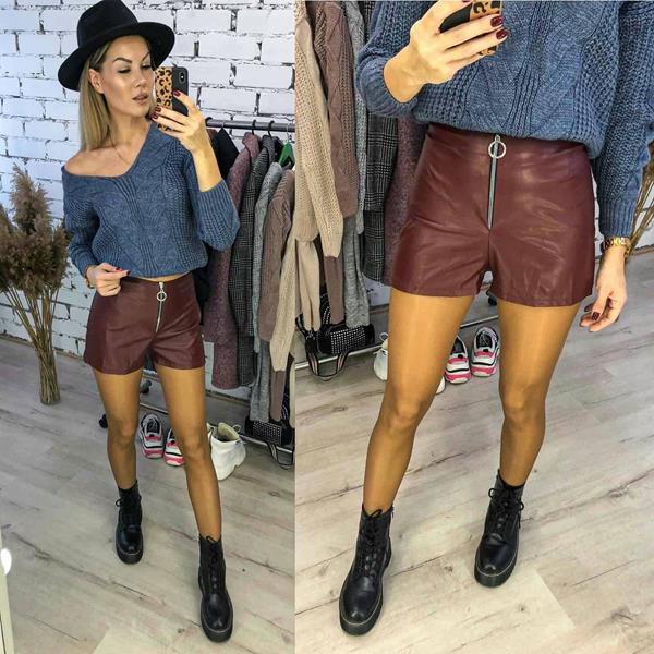 Шорты Valentina (42-48) VL25 brown (лето)