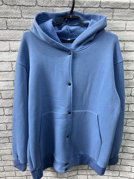 Кофта спорт Valentina (42-56) 17 l.blue (зима)