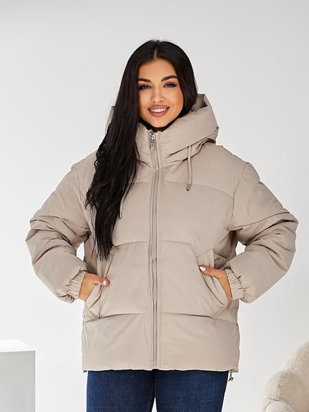 Куртка Dorimodes (M-2XL) K057 beige (зима)