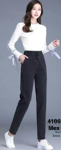 Джинсы Minh (3XL-8XL) 4106 black (зима)