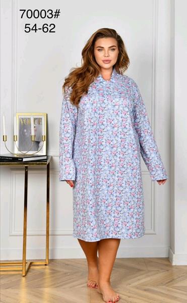 Ночнушка Romeo life (54-62) 70003 l.blue (зима)