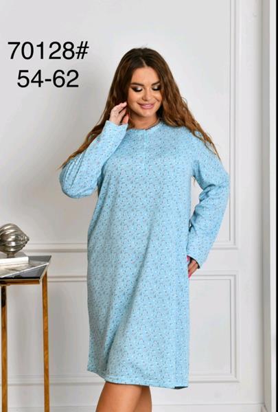 Ночнушка Romeo life (54-62) 70128 l.blue (зима)