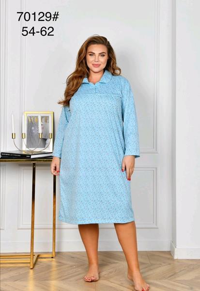 Ночнушка Romeo life (54-62) 70129 l.blue (зима)