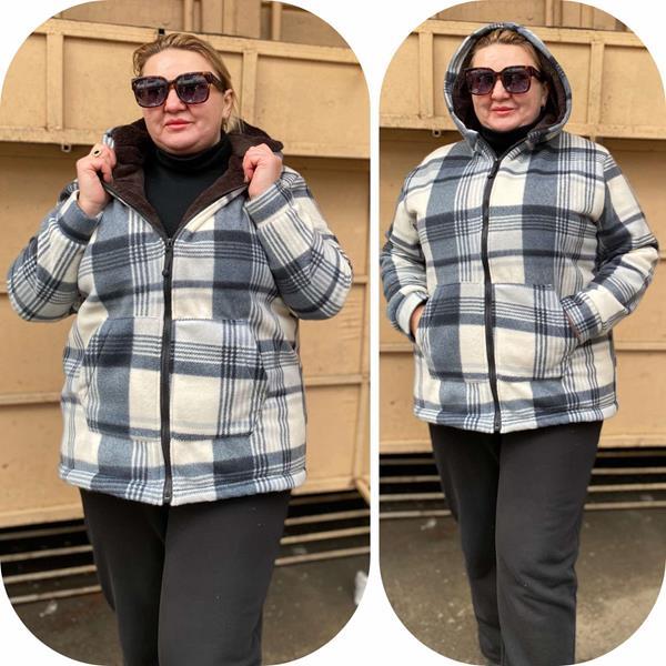 Куртка Romeo life (46-58) RL289 grey (деми)