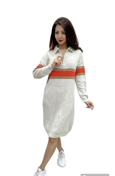 Платье Shipi (44-50) 9059 l.grey (зима)