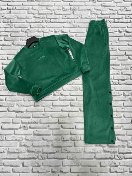 Костюм спорт Yulichka (S-L) F30-101C green (деми)