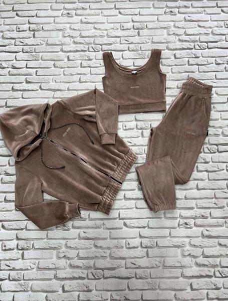 Костюм спорт Yulichka (S-L) F30-109L brown (деми)