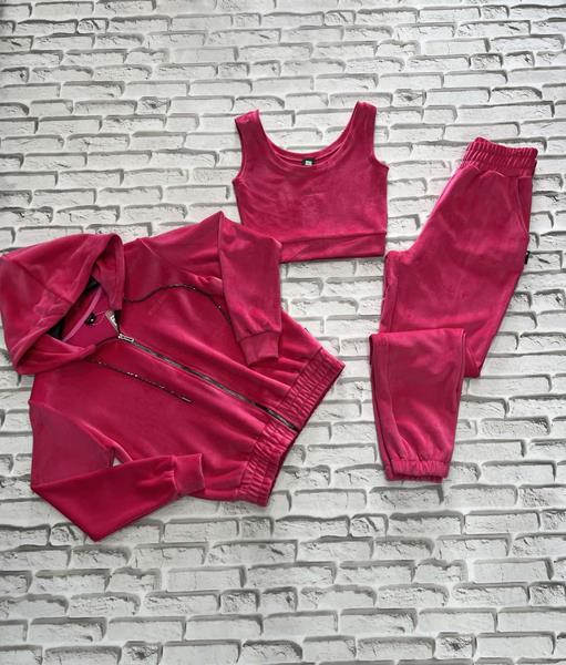 Костюм спорт Yulichka (S-L) F30-109L crimson (деми)