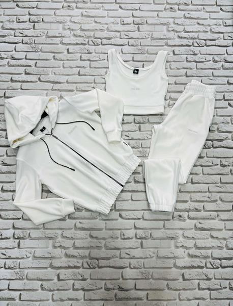 Костюм спорт Yulichka (S-L) F30-109L white (деми)