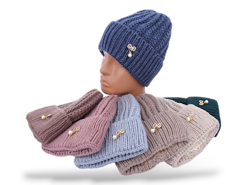 Шапка Red Hat clothes (54-58) SA6636 mix (зима)