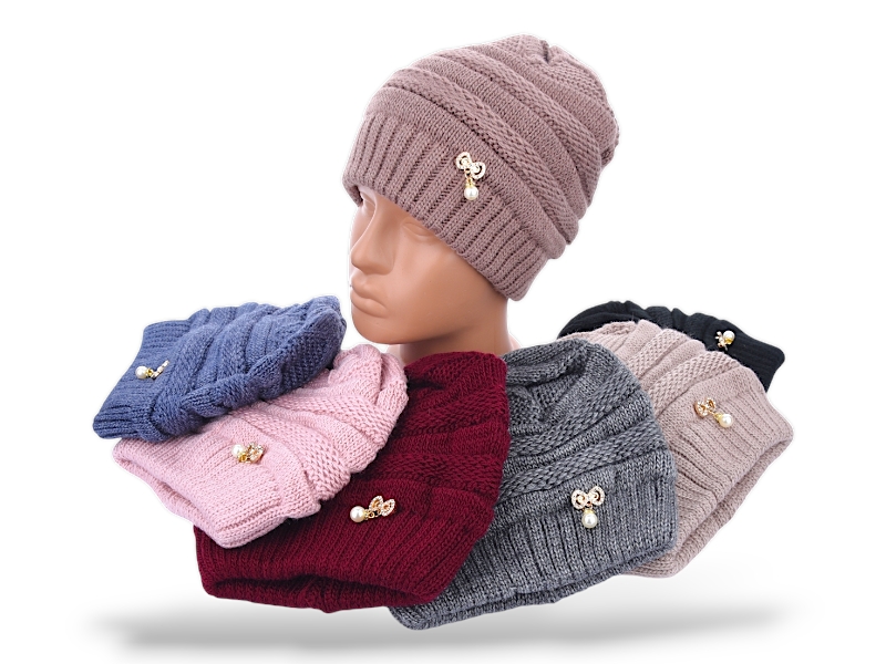 Шапка Red Hat clothes (54-58) SA6638 mix (зима)