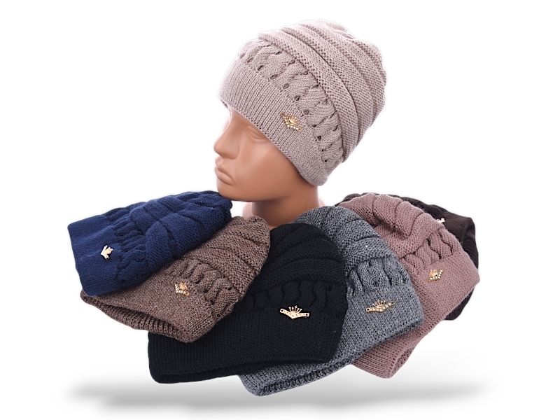 Шапка Red Hat clothes (54-58) SA6640 mix (зима)