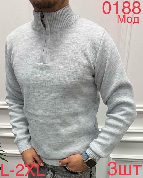 Свитер Надийка (L-2XL) 0188 l.grey (зима)