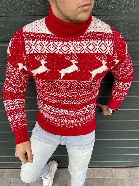 Свитер Nik (M-2XL) 55730 red (зима)