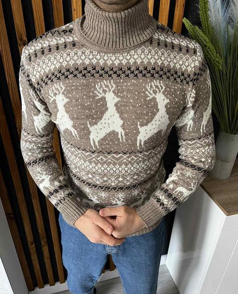 Свитер Nik (M-2XL) 55735 beige (зима)