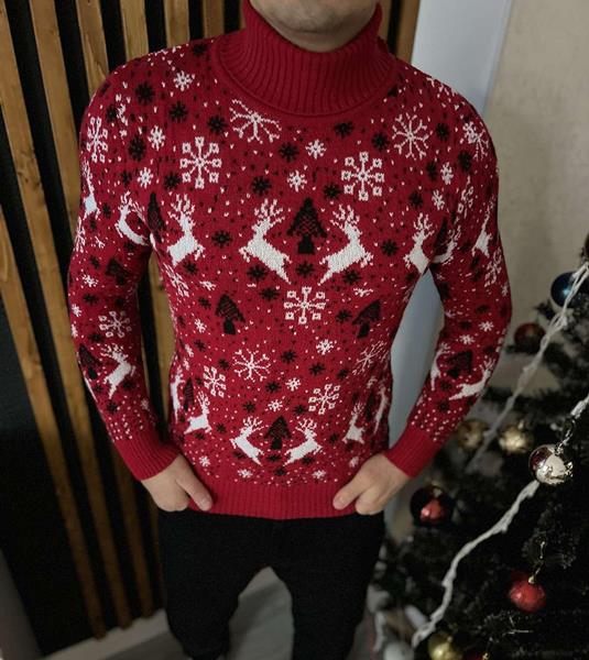 Свитер Nik (M-2XL) 55737 wine (зима)