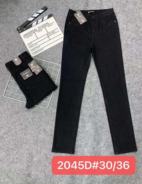 Джинсы Vindassion (30-36) 2045D black (деми)