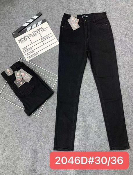 Джинсы Vindassion (30-36) 2046D black (деми)