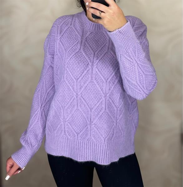 Свитер Ekvato (46-50) 26405-1 lilac (зима)
