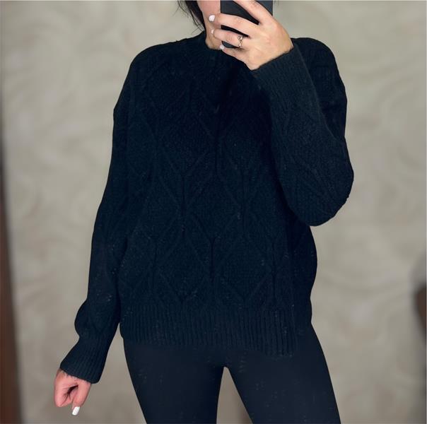 Свитер Ekvato (46-50) 26405 black (зима)