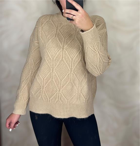 Свитер Ekvato (46-50) 26405 beige (зима)
