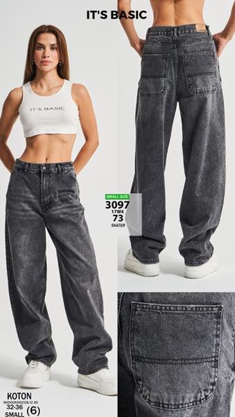 Джинсы Jeans Style (32-36) 3097-17W4-1 grey (деми)