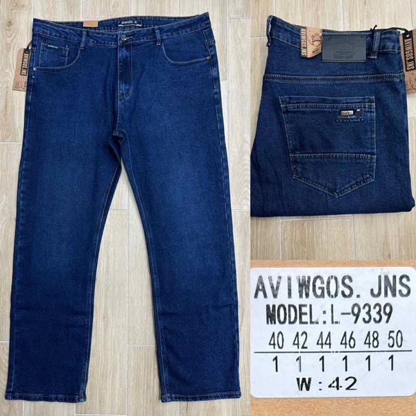 Джинсы God Baron (40-50) L9339 navy (деми)