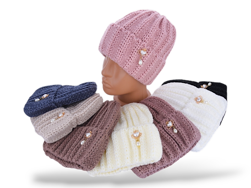 Шапка Red Hat clothes (54-58) SA6632 mix (зима)