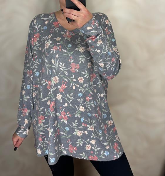 Туника LeVisha (54-60) 25207 grey (деми)