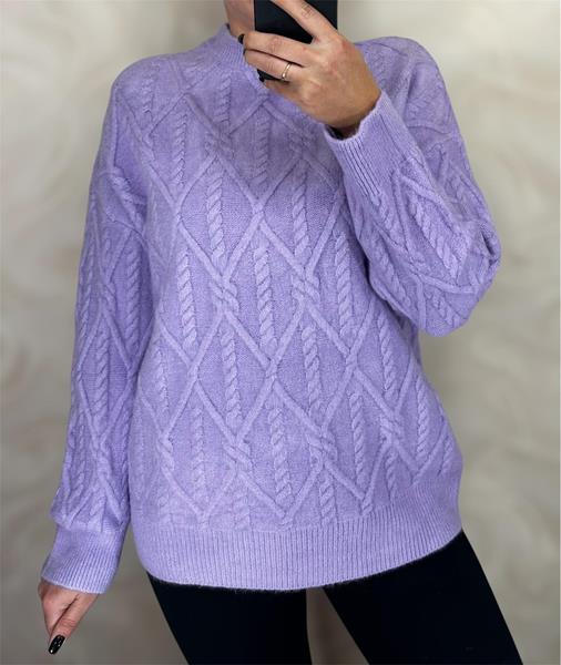 Свитер Ekvato (48-54) 26404 lilac (зима)