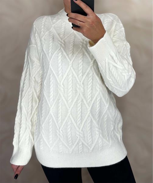 Свитер Ekvato (48-54) 26404 white (зима)