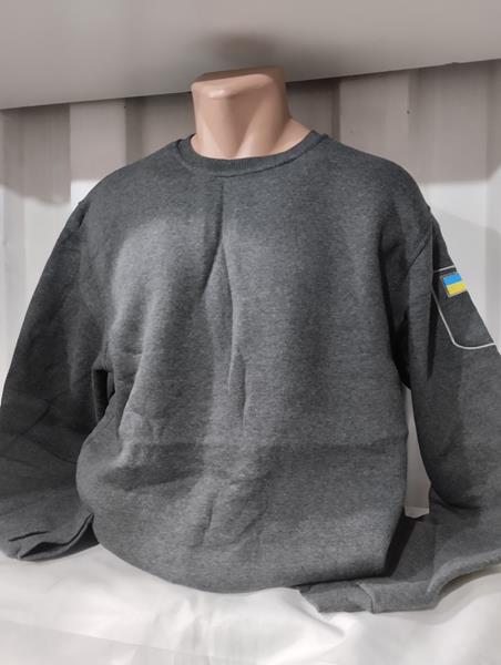 Свитер Panda (3XL-6XL) 1515 grey (зима)