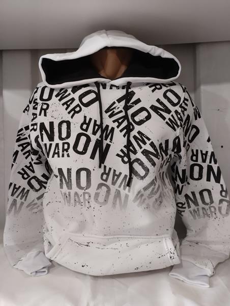 Худи Panda (S-2XL) 1520 white (зима)
