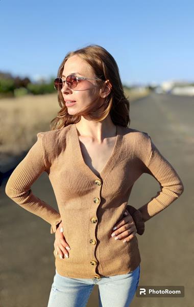 Кофта Global (42-48) 1066 d.beige (деми)