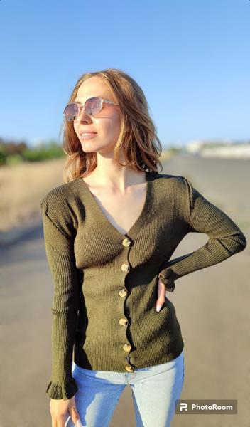 Кофта Global (42-48) 1067 khaki (деми)