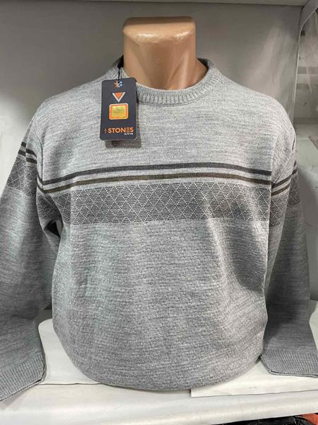 Свитер Sabihina (L-3XL) SB347 grey (зима)