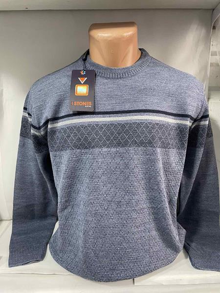 Свитер Sabihina (L-3XL) SB348 blue (зима)