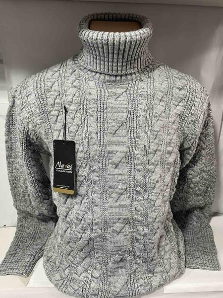 Свитер Sabihina (L-2XL) SB361 grey (зима)