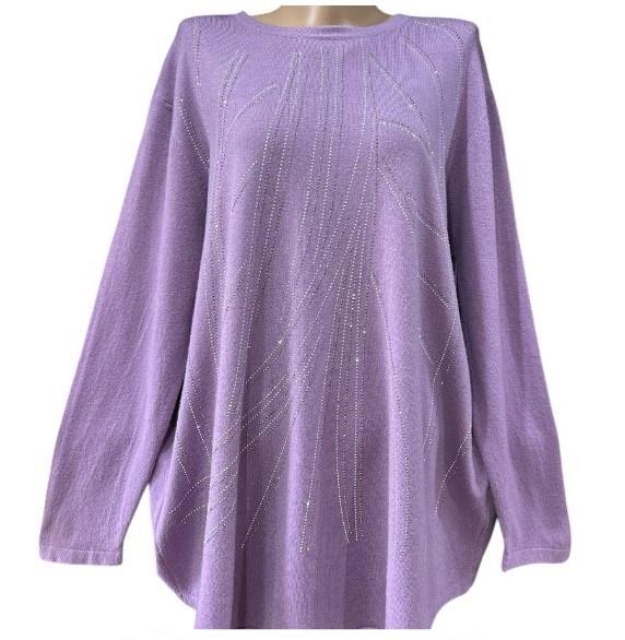 Свитер Novetly Store (52-60) 25203 lilac (зима)
