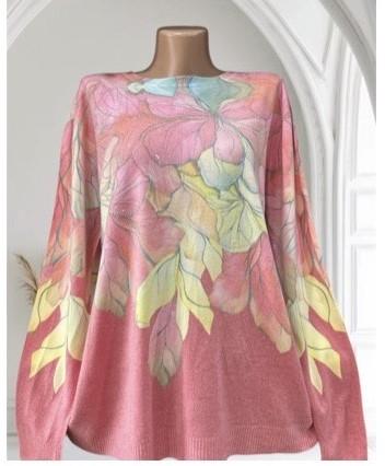 Свитер Novetly Store (48-54) 25212 pink (зима)